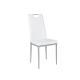 PU leather /powder coating legs dining chair C1809