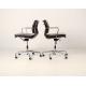 360 Degree Swivel Aluminum Group Management Chair With Gas Lifting / Knee Tilt Mechanism