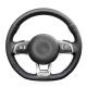 Sports Design Black Steering Wheel Cover for Volkswagen Golf 7 GTI Design Style Sports