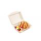 Clamshell 9×6 Inch Biodegradable Microwavable Food Containers