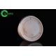 Brown Round Kraft Disposable Paper Bowls With Lids Biodegradable For Noodles