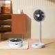 Auto Rotate Mini Usb Rechargeable Fan Office 10000mAh Remote Control Fan