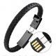 Sync Data Braided Bracelet Usb Cable , Bracelet Charger Cable For Iphone