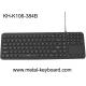 Ruggedized Industrial Silicone Rubber Keyboard 106 Keys With Plastic Touchpad