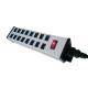 16 Ports USB Charging Power Strip for IPad MP3 , 5V 2.4A Multiple USB Charger