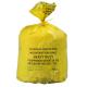LDPE / HDPE / MDPE Infectious Waste Bag Disposable Yellow Clinical Carriage