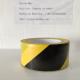 Black And Yellow PVC Floor Marking Tape Offer Printing Design Good Conformable
