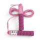Minimalist Design Meranti Pink Fitness Jump Rope Electrode Aesthetic