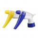 28/400 Plastic Yellow Blue Red Trigger Spray Nozzles With Plastic Bottle