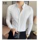 Nonwoven Office Full Sleeve Slim Fit Classic Men Shirt with Casual Style 100% Cotton