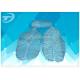 Blue Hospital Shoe Covers Disposable , Fabric Anti Skid Shoe Covers