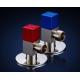 Anti Back Toilet Basin Faucet Hot Cold Water Triangular Valve