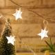 LED Star String Lights Plug in Fairy String Lights Waterproof Extendable for Indoor Outdoor Ramadan Wedding Party Christmas Tree