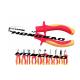 1000v VDE Insulated Tools AWG 22 18 14 Wire Crimping Pliers CRV 6