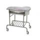 Mobile Stainless Steel Medical Hospital Bed For Infant / Baby