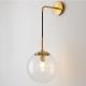 Nordic Modern Glass Ball Wall Lamps Retro Simple Bedside bubble wall light（WH-OR-33）