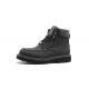 Black Nubuck Leather Breathable Mens Boots Goodyear Welt  Anti- Slip Safety