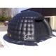 small black bubble inflatable igloo tent with removable door made of best pvc tarpaulin