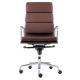 Dark Brown Ergonomic Office Chair / Ergonomic Work Chair Height 107-115 Cm