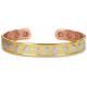 Fashion health 6 - 7.5 inch germanium, negative ion, far infrared copper magnetic bangle