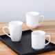 Simple Style Home White Ceramic Water Office Tea Cup Stackable Coffee Mugs