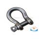 Stainless Steel 304 Large Bow Shackle 6mm-50mm Size With U - Shaped Body
