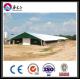 Customized Automatic Broiler Floor Feeding Line System with steel structure chicken house
