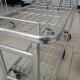 Strong Frame Goods Logistics Trolley Chrome Plated Material Silver Color