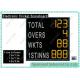 Custom Amber Electronic Portable Cricket Scoreboard with Led Digit Scores Display and Wireless remote