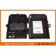 2In 16Out Fiber Access Terminal Box, Uncut Cable Termination Box for PLC Splitter Black Plastic