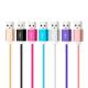 2.1A Nylon Braided USB Cable 2m 6ft 1m 3ft Iphone Charger Cord