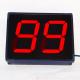 Outdoor Indoor LED Digital Tube Display 2 Digit 5 Inch LED Day Counter OEM