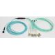 OM4 MPO UPC Fiber Optic Patch Cord , 4 8 12 24 Core Cable In Multimode