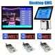 Bank/Hospital/Clinic Service Counter Table Desktop 15.6 inch Wireless Queue Management Numbering Token Q System