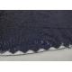 Navy Sequin Mesh Fabric , Embroidered Lace Fabric By The Yard For Evening