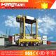 40t rubber tyre stacking container low profile Container gantry crane, staddle carrier