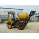 1.5 tons Dumper Chassi Portable Concrete Mixers , 680L Drum Capacity Self Loading Concrete Mixture Machine