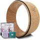 Custom ECO Friendly Wooden Fitness Equipment Cork Yoga Wheel Manufacturor
