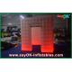 Inflatable Photo Booth Enclosure LED Lighting Air Inflatable , Large Inflatables Event Red / Green