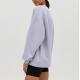 Autumn Oversized Pullover Women'S Wool Blank O Neck Sweatshirts