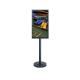 27 Inch Double Side LCD Monitor High Resolution Floor Standing Digital Signage
