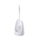 Semi Enclosed 12.5x12x40cm Strong Bristles Toilet Bowl Brush And Caddy