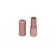 Rose Gold Aluminum Snap On 3.5g Empty Lipstick Tubes