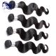 Jet Black Grade 6A Virgin Hair Body Wave with 12 Inch No Shedding