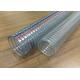 Food Grade PVC Spring Hose , Transparent Steel Wire Reinforced PVC Pipe / Tubing