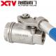 Bsp Standard Spring Loaded Ball Valves with CE/ISO/API Approval and Manual Operation