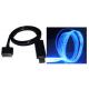 Clear Flat colorful Glowing Optical Cable To Apple 30pin Dock Connector Cable