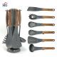 Stocked Cooking Tool Sets Home Easy Clean Kitchenware Set Kitchen Plastic Utensils