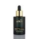 Eco friendly empty plastics luxury black 30ml hair oil serum perfume dropper bottle
