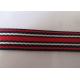 2.5cm Patterned Polyester Webbing Three Color Stripe Lot Garment Accessories Stripped